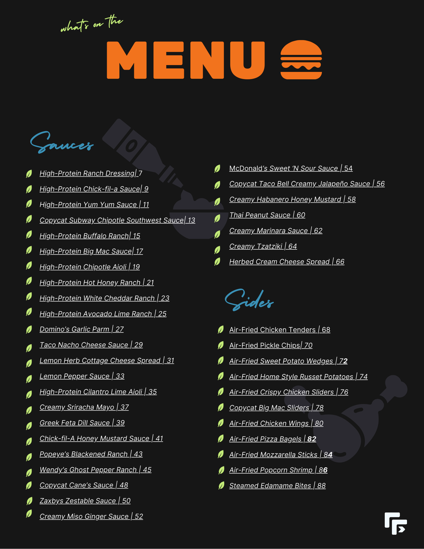 Sauces 'n Sides by Sean Fontaine
